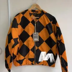 REAL SIMONS G1ラインクルーマン ジャケット チェッカーフラッグL