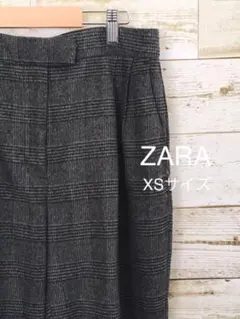 ザラ　チノパン　バスケットチェック　XSサイズ