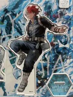 ヒロアカ 原画展 アクリルMEGAフィギュア 轟焦凍