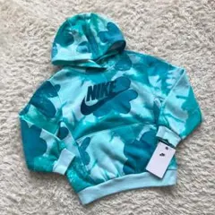 未使用 NIKE ナイキ 裏起毛 スウェット トレーナー パーカー 緑 115