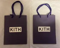 ロサンゼルス KITH ショップ袋 2枚 パープルのサムネイル