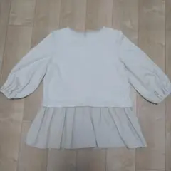 sunauna フリル付き長袖トップス サイズ38