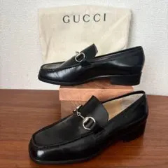 美品 GUCCI ホースビットローファー 黒 Vibramソール 23㎝相当