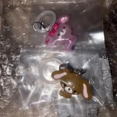 サンリオキャラクターズ　ゆるっとめじるしアクセサリー　ぼんぼんりぼん　くろうさ