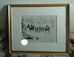 ピカソリトグラフBull Fighting （闘牛） エディションナンバーあり ピカソ 「闘牛」など絵画の購入なら【絵画販売プラザ】