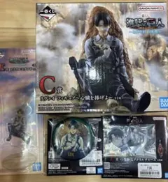 進撃の巨人　一番くじ　リヴァイ　フィギュア　セット　c賞　E賞　F賞　G賞
