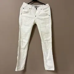 ジースター　白デニム