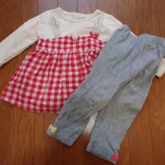 ベイビーチアー　トレーナー、レギンス