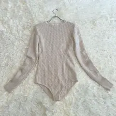 ✨美品✨ バッカ 2022年 ウールカシミアケーブルステッチ ニットボディ