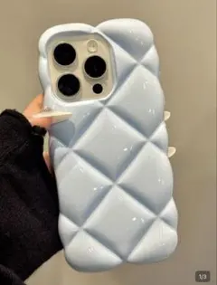 iPhone 13 ケース キルティング