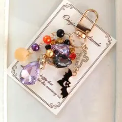 ♡ハンドメイド♡ビジューキーホルダー