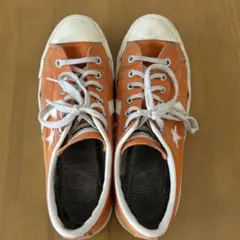 Converse オレンジ キャンバス スニーカー