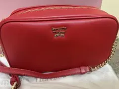 r*o様 miu miu たキルティング ショルダーバッグ レッド - メルカリ