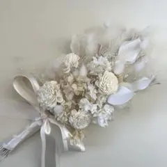 No.796ブライダルブーケ造花花嫁ドライフラワー送料込み
