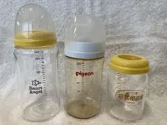 哺乳瓶　ピジョン・スマートエンジェル・母乳相談室　3種類