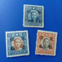 銭単位切手】万国郵便連合UPU加盟50年 前島密世界地図はと 全4種 昭和2