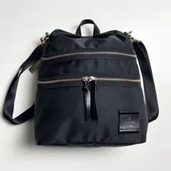 美品✴︎ランバンオンブルー/トロカデロ2WAYナイロンリュック/コンパクトサイズ