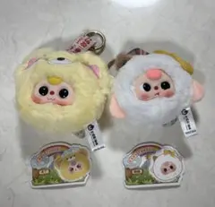 baby three ベイビースリー 顔キーホルダー ぬいぐるみ