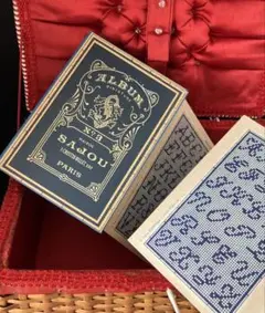 SAJOU 刺繍図案アルファベット　アルバム ミニアチュール No.3