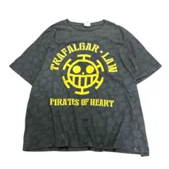 ONE PIECE Tシャツ　トラファルガー•ロー　アニメ　古着8Sd