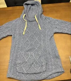 Snow Peak ニットパーカー ブルーのサムネイル