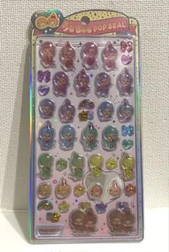 うるちゅるポップシール　モンチッチ　新作　カラフル　レインボー　国内正規品