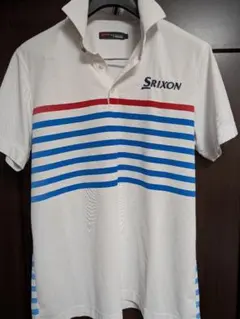 Srixon ストライプ ポロシャツ