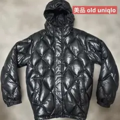 美品00s old uniqlo premium down jacket y2k