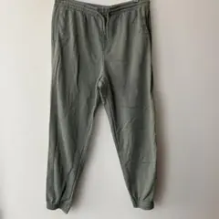 DIVIDED by H&M Lサイズ ジョガーパンツ 裏起毛　モスグリーン