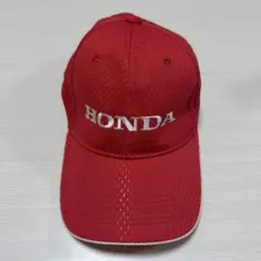 HONDA キャップ レッド メッシュ