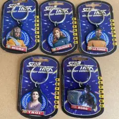 超メルカリ市中お値下げ‼️レア‼️スタートレック　キーホルダー5個セット　SF