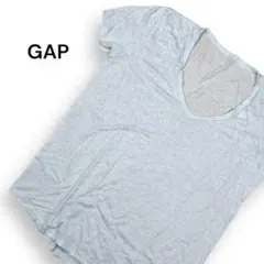 GAP Tシャツ S カットソー ブルー 青 半袖 無地