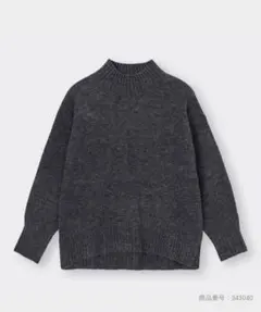 GU パフィータッチハイネックチュニック(長袖)