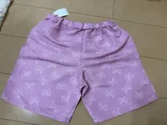 ディズニー リボン柄 ハーフパンツ 150