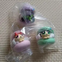 きゃらまかろん パワーパフガールズ ブロッサム バターカップ モジョジョジョ