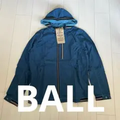 未使用　BALL フード　ナイロンジャケット　ブルー