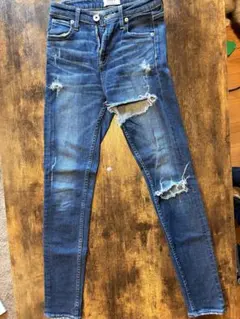 GYDA スキニーデニム ダメージ加工 Mサイズのサムネイル