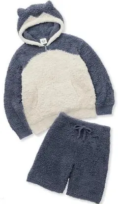 【メンズ】 ジェラート カビゴンパーカ&ハーフパンツセット(NVY-L)