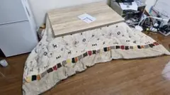 新品】☆お部屋に明るさを♪ 温風リビングこたつ120NA☆【OUTLET