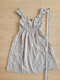 ZARA BASIC ノースリーブミニワンピース S