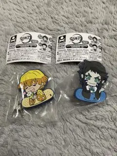 鬼滅の刃　善逸　獪岳　キャラばんちょうこうヘアクリップ　セット