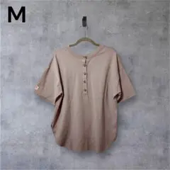 クラシカルエルフ 半袖 Tシャツ シンプル カジュアル ハーフボタンアップ 秋