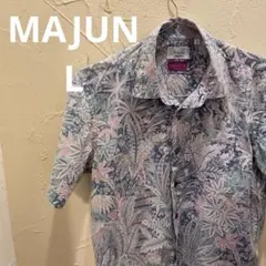 【美品】MAJUN マジュン かりゆしウェア LIBERTYコラボ Lサイズのサムネイル