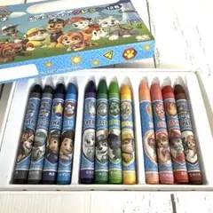 クレヨン　水でおちやすいクレヨン12色　サンスター文具　パウパトロール