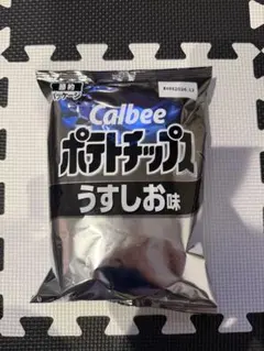 カルビー ポテトチップス うすしお味 コンビニ限定サイズ 70g 白黒