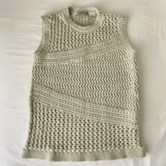 Theory luxe セオリー セオリーリュクス ノースリーブニット ベージュ