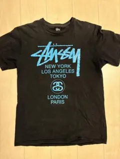 Stüssy ブラック Tシャツ