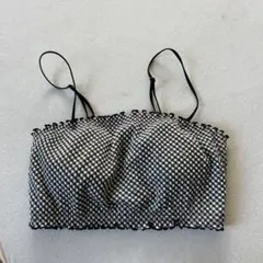 GU ギンガムチェック ビスチェ S