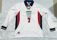 ベッカム 1998年イングランド代表ユニフォーム　Lサイズ シャツ