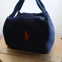 POLO RALPH LAUREN ネイビー キャンバス トートバッグのサムネイル